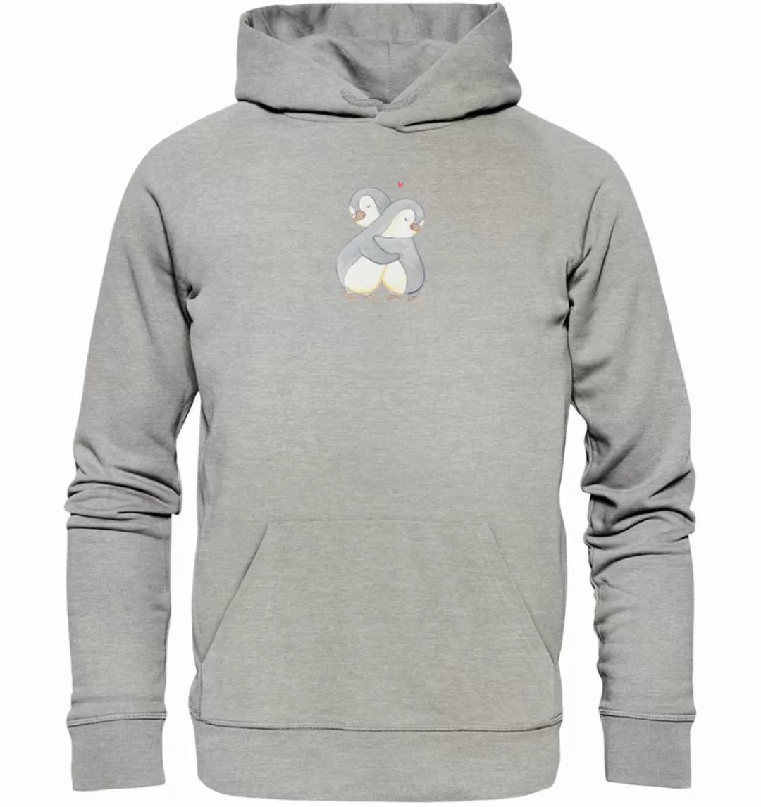 Mr. & Mrs. Panda Hoodie Größe XL Pinguine Kuscheln - Heather Grey - Geschen günstig online kaufen