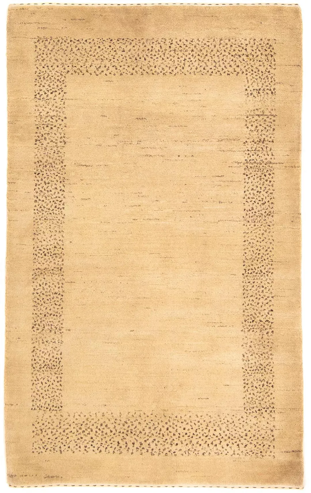 morgenland Wollteppich »Gabbeh - Indus - 158 x 99 cm - beige«, rechteckig günstig online kaufen