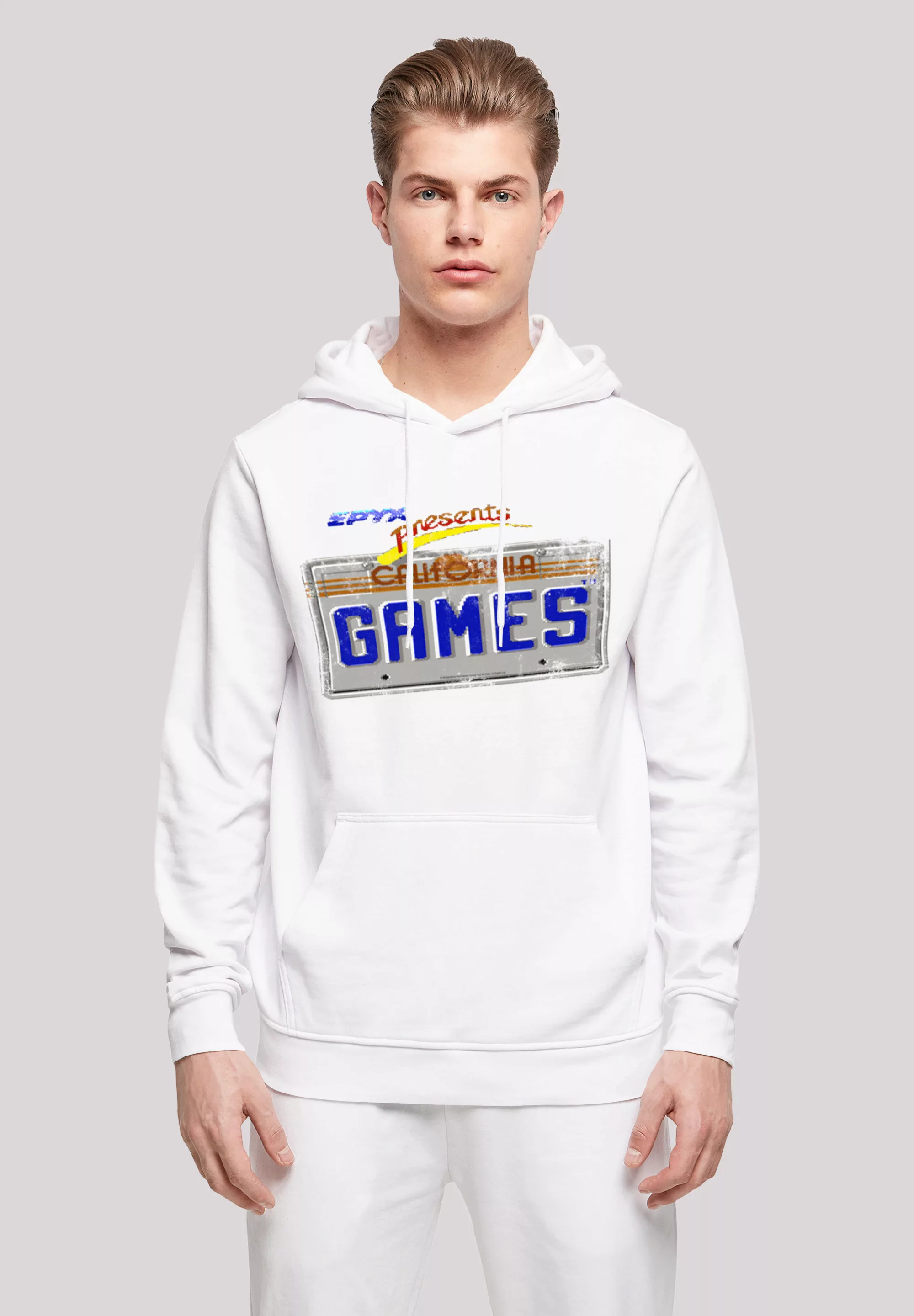 F4NT4STIC Kapuzenpullover "Retro Gaming California Games Plate", Print günstig online kaufen