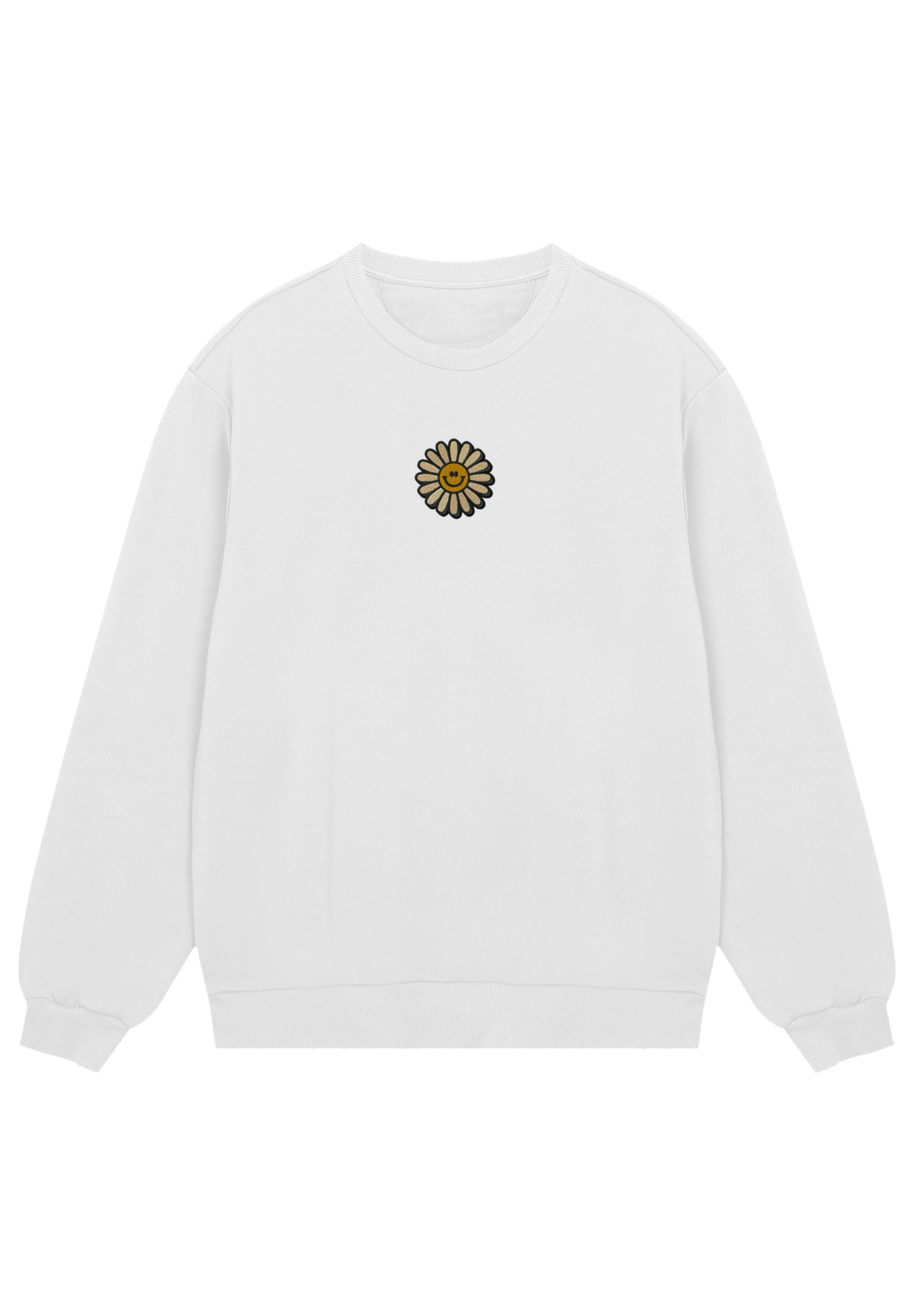 F4NT4STIC Sweatshirt "Happy Flower Bestickt", Premium Qualität günstig online kaufen