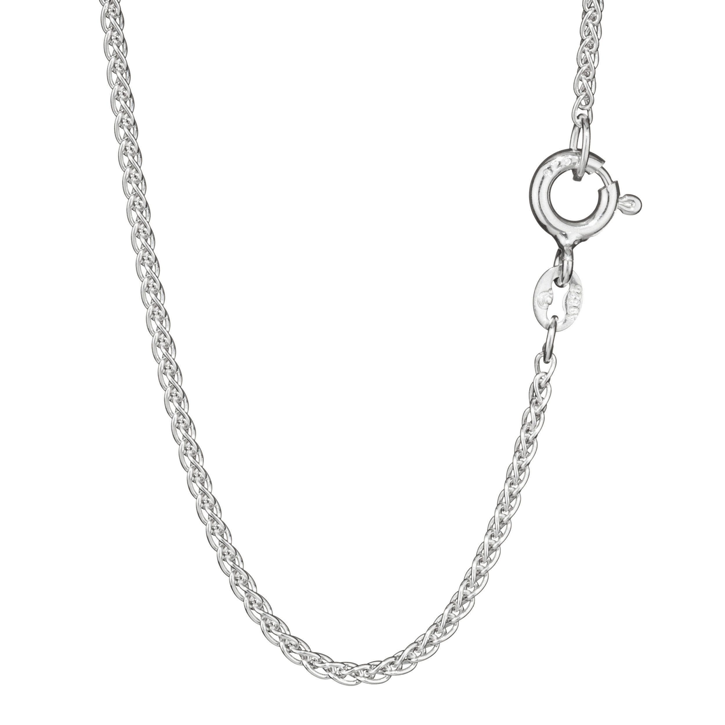 NKlaus Silberkette Collier 42cm Zopfkette rund günstig online kaufen