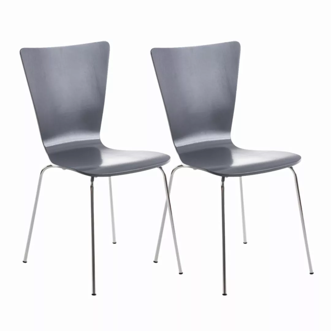 2er Set Esszimmerstuhl Aaron Grau günstig online kaufen