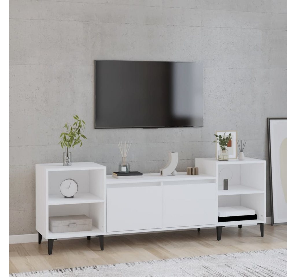 vidaXL TV-Schrank TV-Schrank Weiß 160x35x55 cm Spanplatte günstig online kaufen