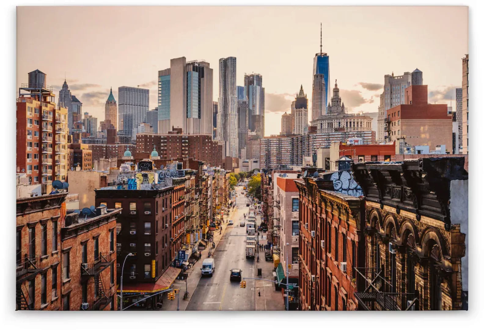A.S. Création Leinwandbild "New York Views", New York, (1 St.), Skyline Bil günstig online kaufen