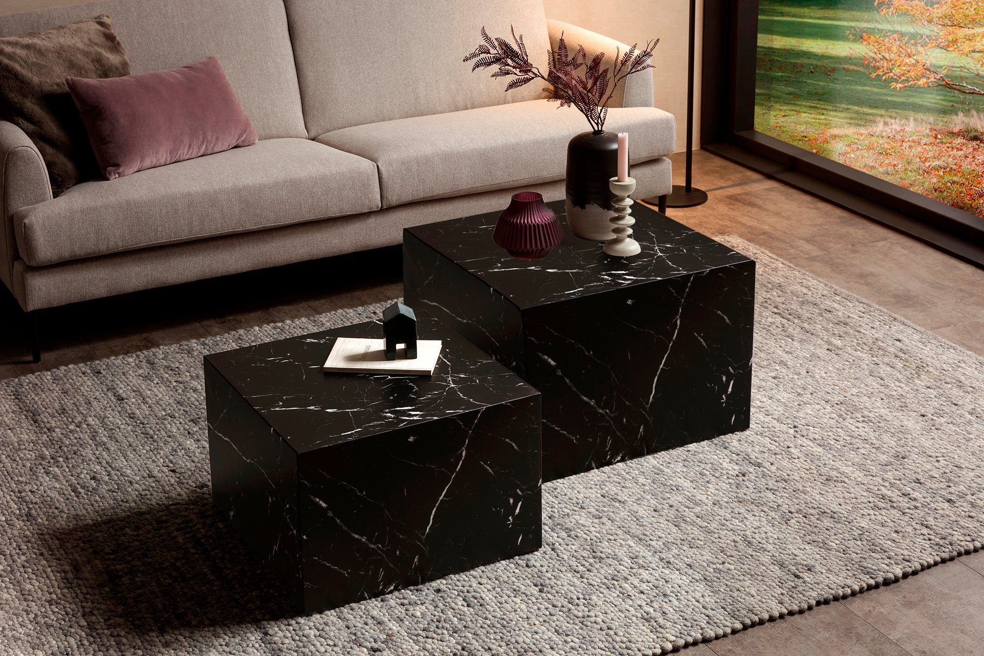 SalesFever Couchtisch Almeria Bestelltisch (Set, 2-St., günstig online kaufen