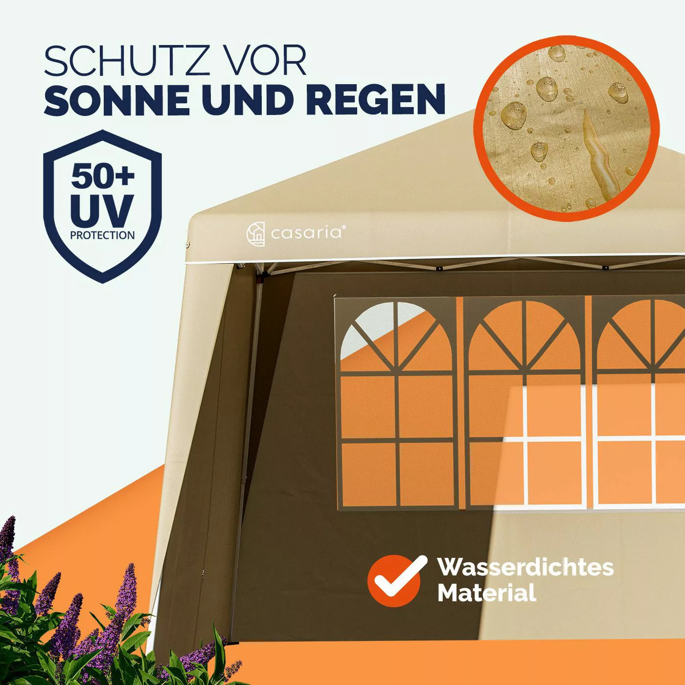 Casaria Pavillon, 2er Set Seitenwände für günstig online kaufen