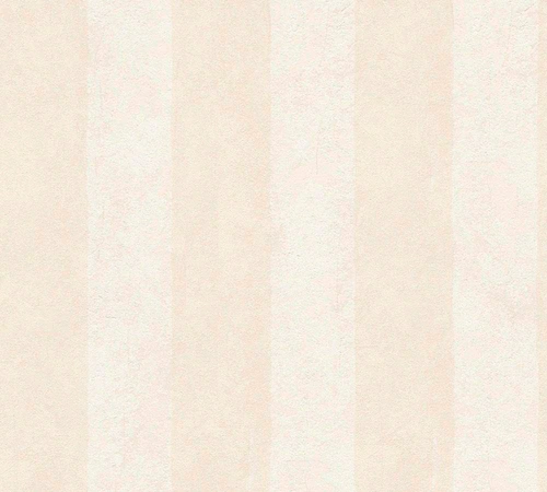 Bricoflor Blockstreifen Tapete in Creme Beige Vlies Streifentapete mit Viny günstig online kaufen