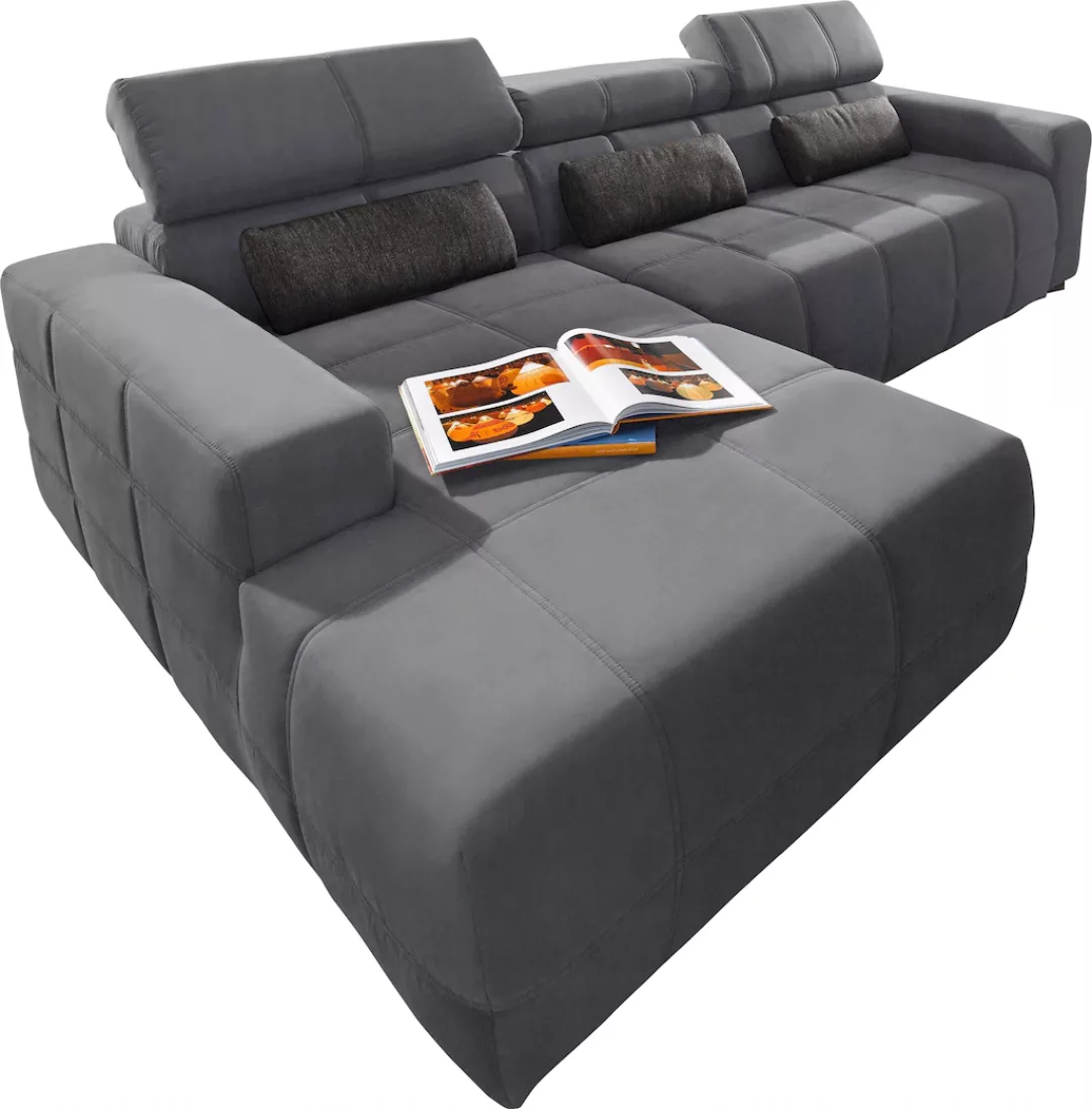 DOMO collection Ecksofa »Brandon große Ausführung B/T/H: 289/177/80 cm, auc günstig online kaufen