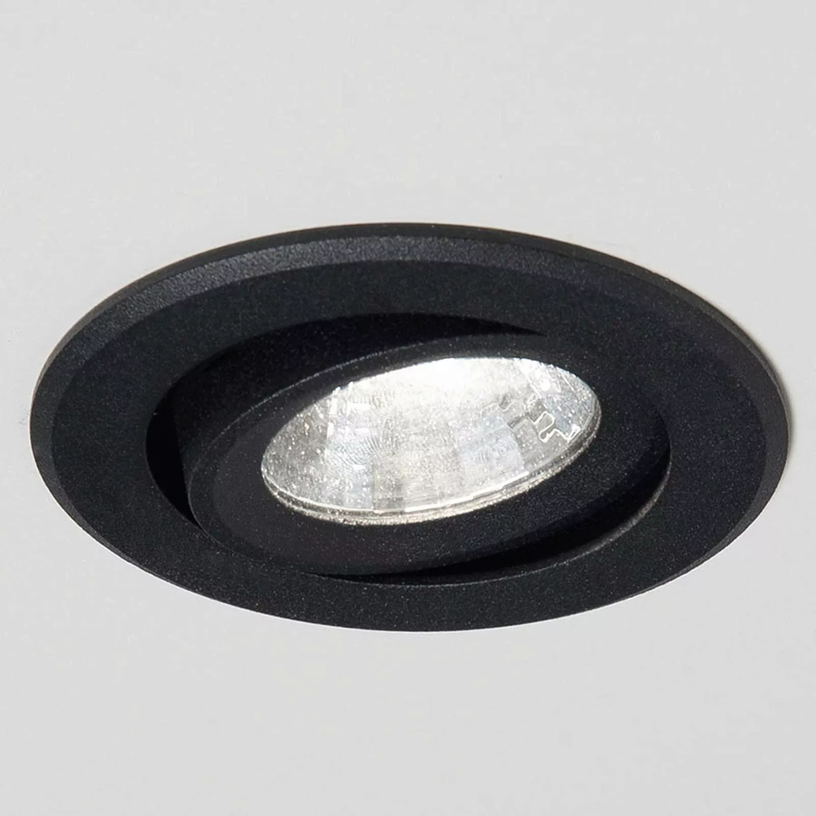Agon Round LED-Einbaustrahler 3.000K 40° schwarz günstig online kaufen