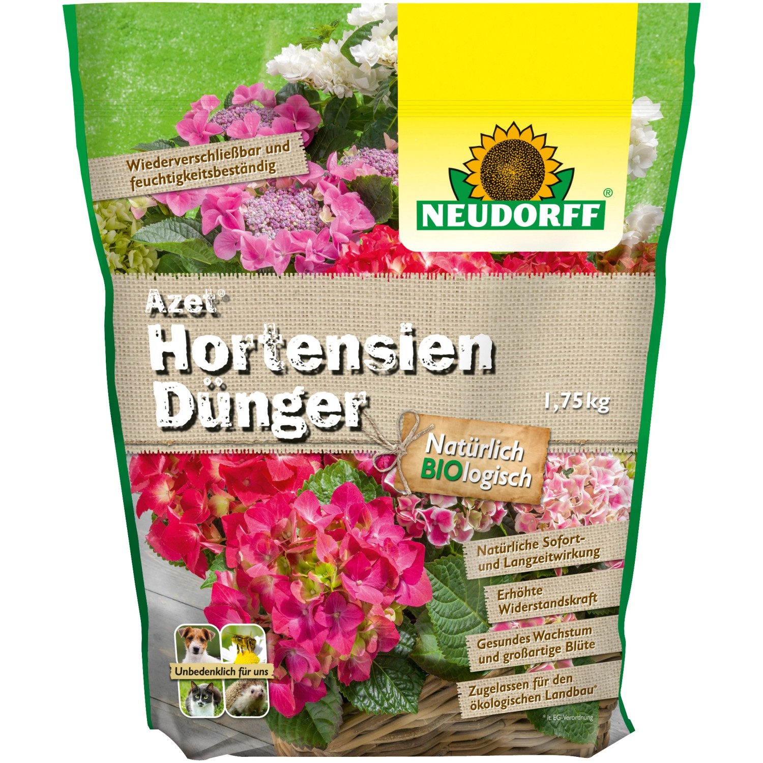 Neudorff Azet Hortensien-Dünger 1,75 kg günstig online kaufen