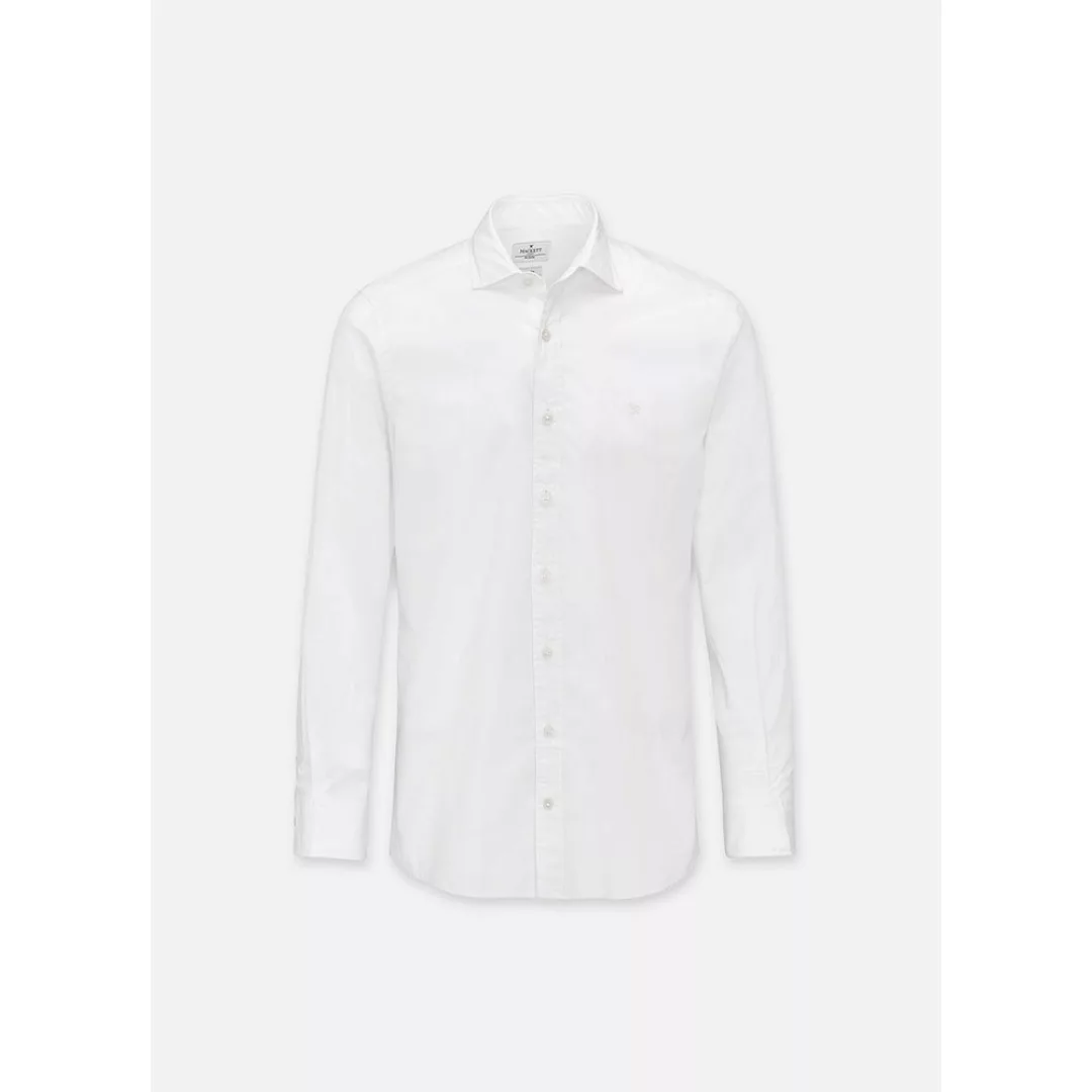 Hackett Gmt Dyed Stretch Pop Langarm Hemd XL White günstig online kaufen