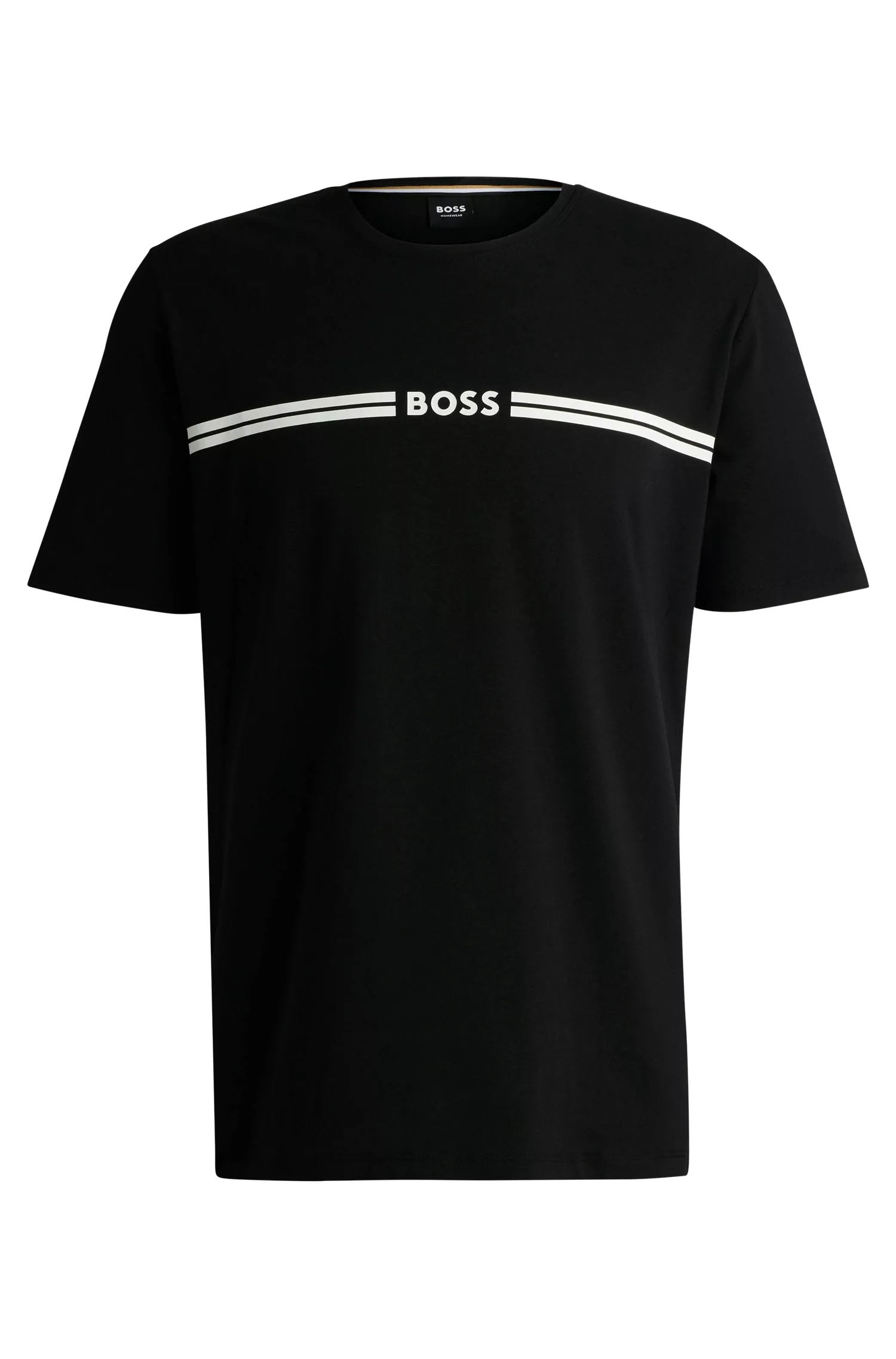 BOSS Pyjamaoberteil, mit Logoschriftzug günstig online kaufen