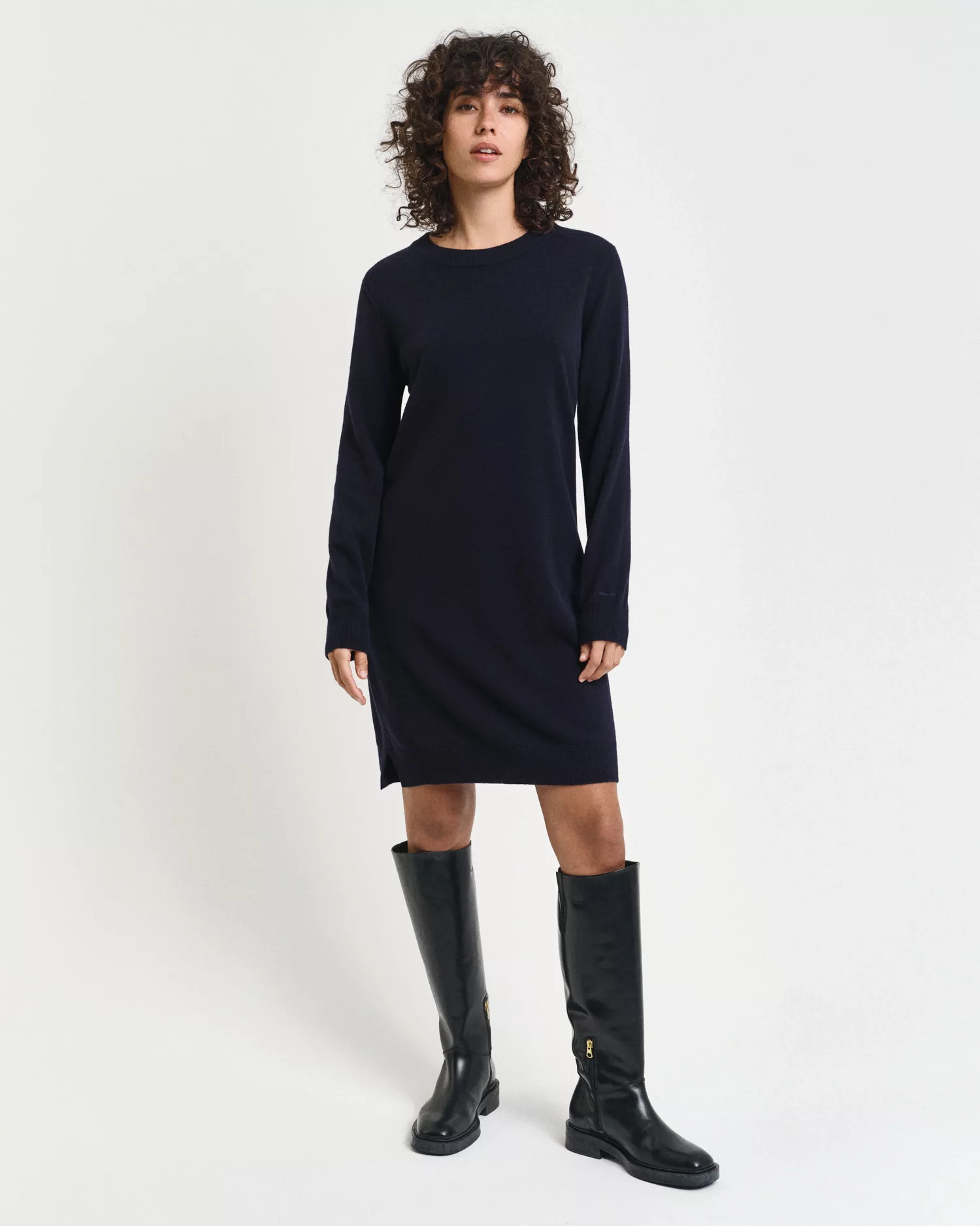 Gant Strickkleid "SUPERFINE LAMBSWOOL DRESS", mit Seitenschlitzen günstig online kaufen