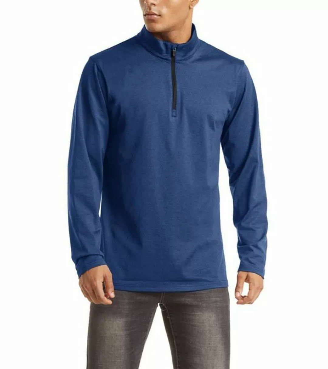 AFAZ New Trading UG Sweatshirt Fleece Pullover Herren Half Zip Langarm Funk günstig online kaufen