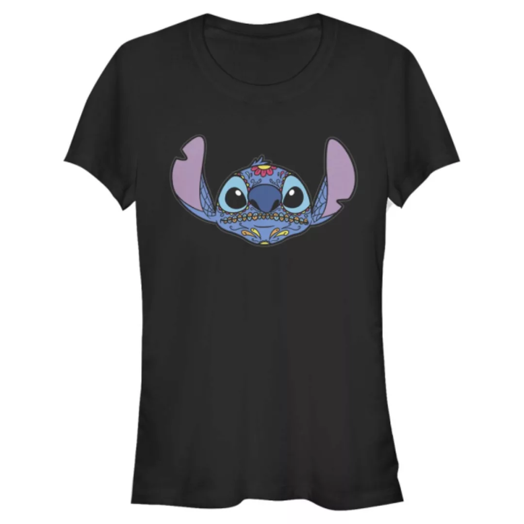 Disney Classics - Lilo & Stitch - Stitch Sugar Skull - Frauen T-Shirt günstig online kaufen