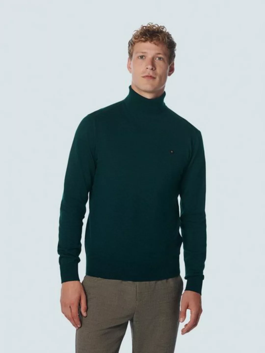 NO EXCESS Rollkragenpullover Pullover Rollneck 2 Coloured Melange günstig online kaufen