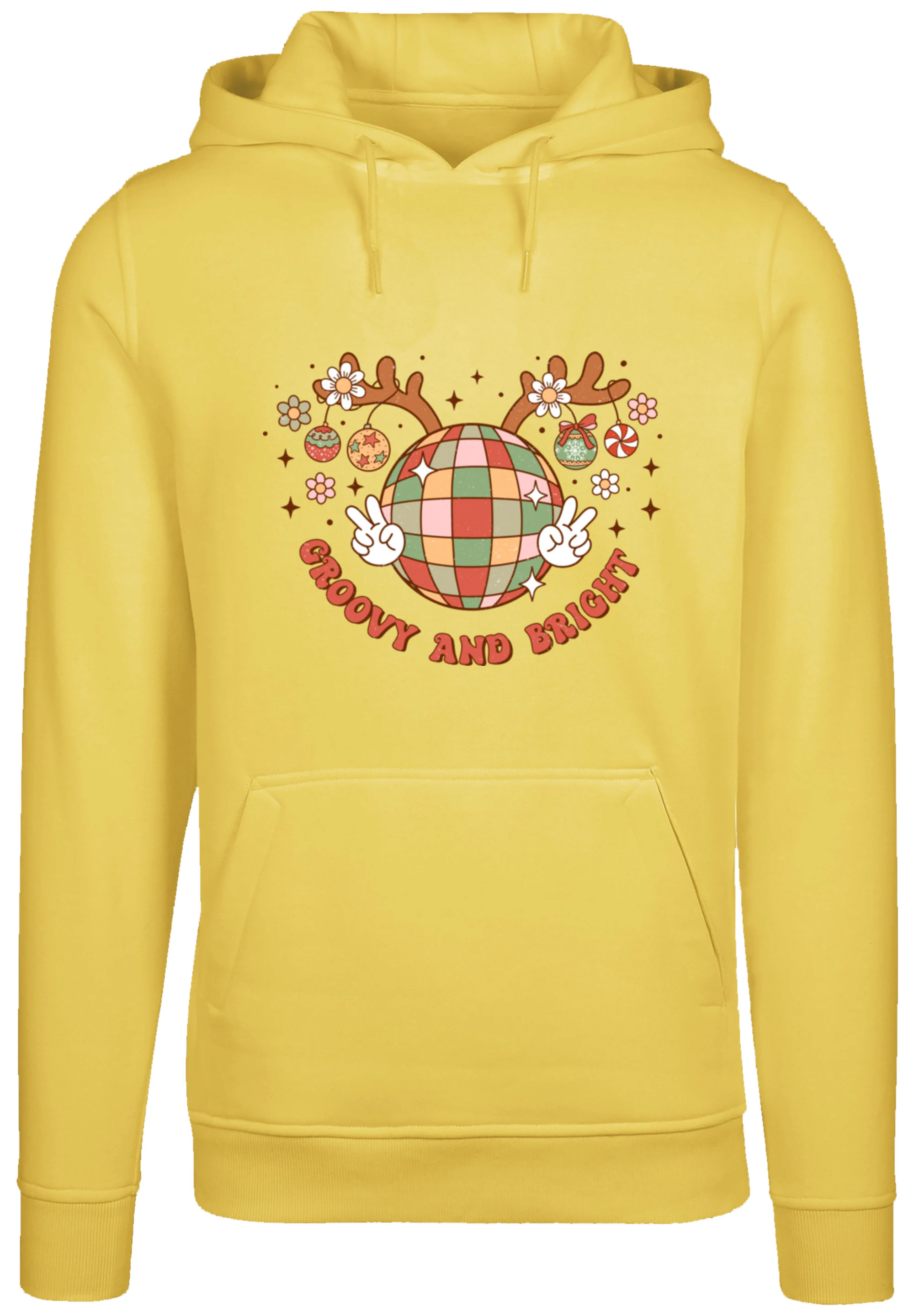 F4NT4STIC Kapuzenpullover "Groovy And Bright Christmas Disco Deer", Premium günstig online kaufen