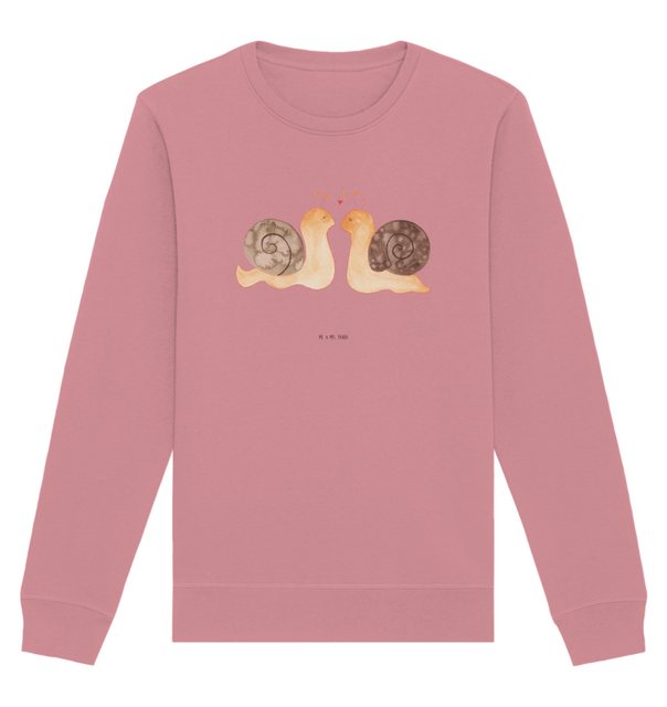 Mr. & Mrs. Panda Longpullover Größe XXL Schnecken Liebe - Canyon Pink - Ges günstig online kaufen