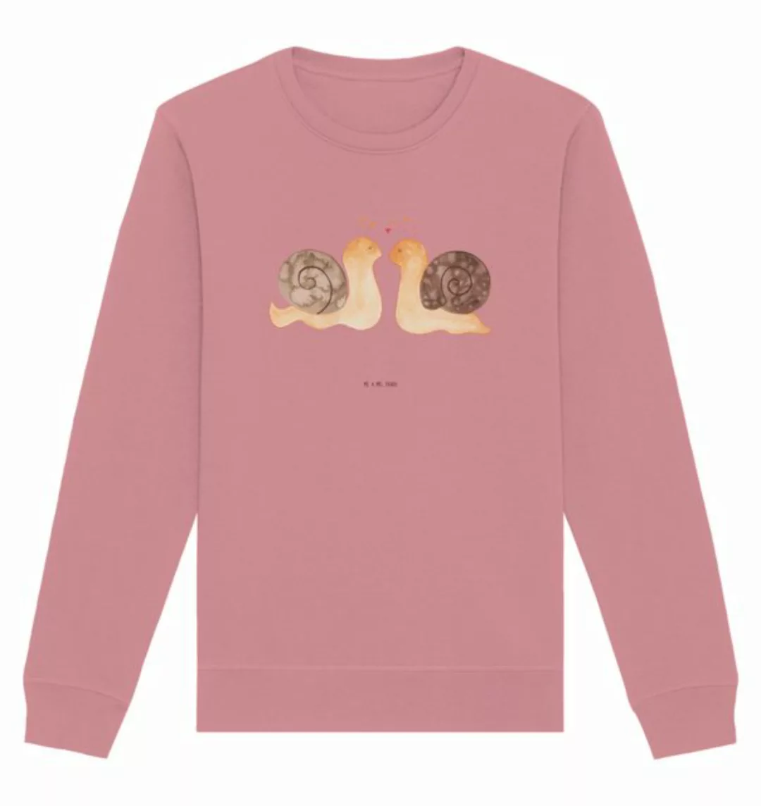 Mr. & Mrs. Panda Longpullover Schnecken Liebe Größe XXL - Canyon Pink - Ges günstig online kaufen