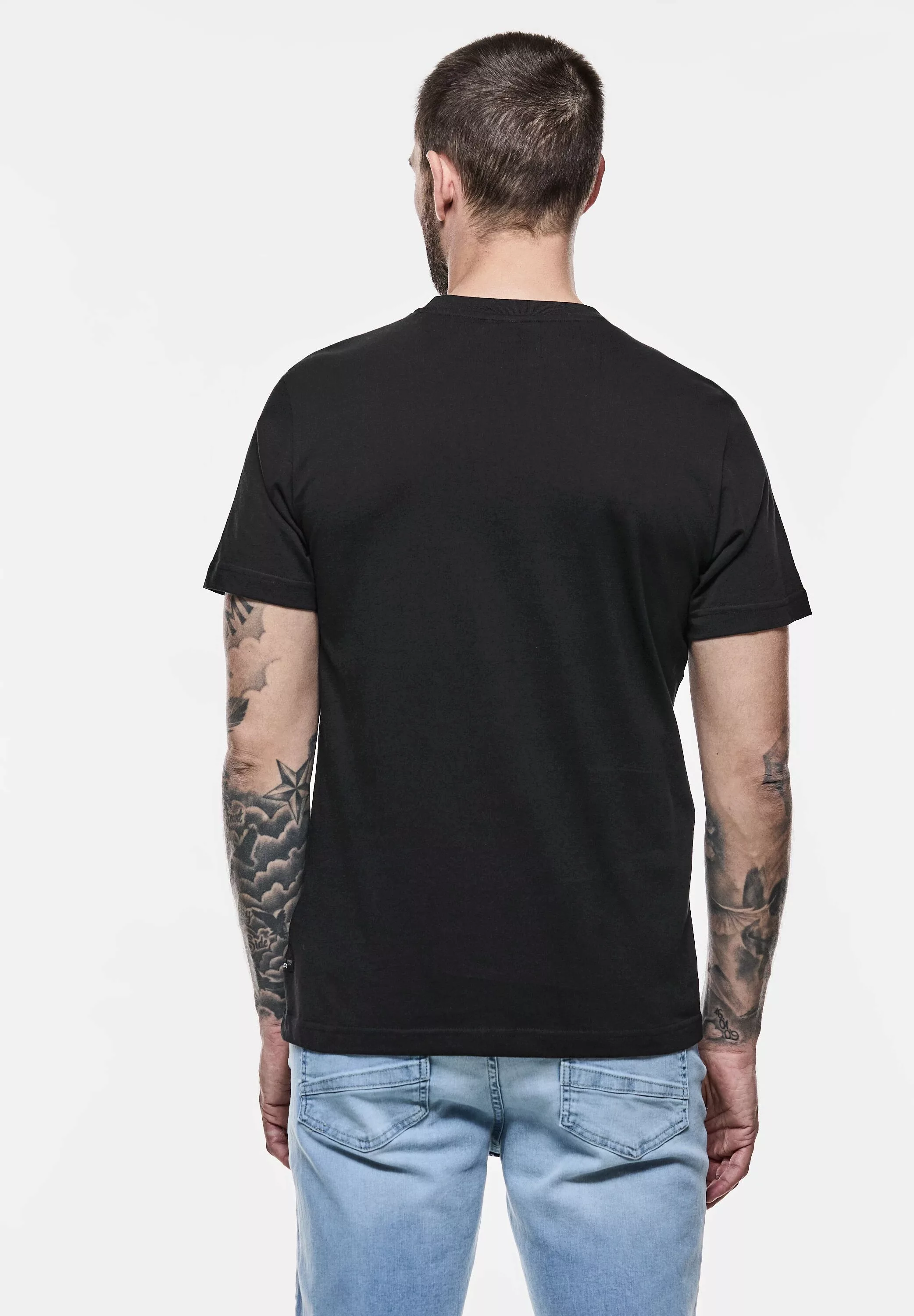 STREET ONE MEN T-Shirt, aus reiner Baumwolle günstig online kaufen