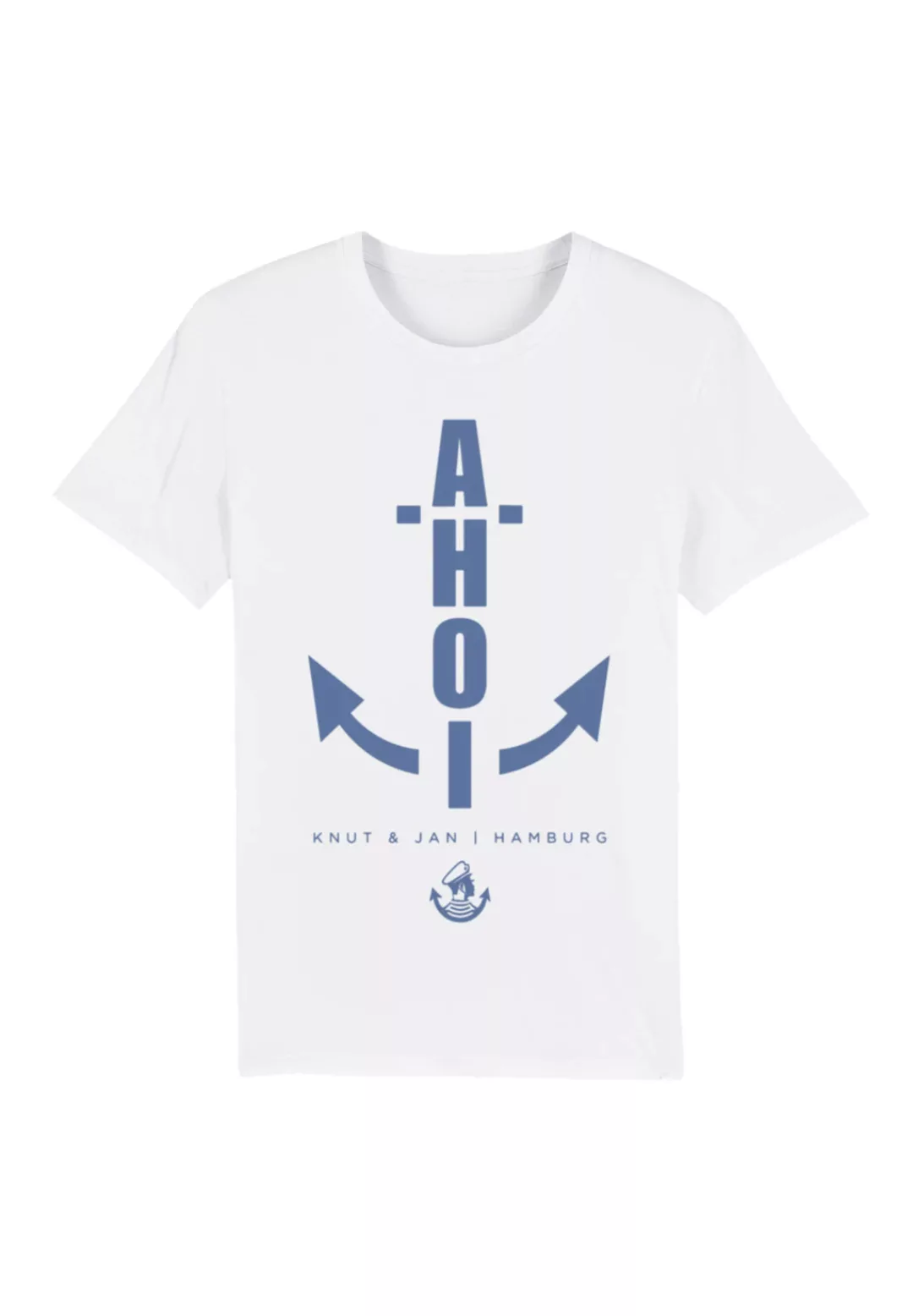 F4NT4STIC T-Shirt "Ahoi Anker Blau Knut & Jan Hamburg", Premium Qualität günstig online kaufen