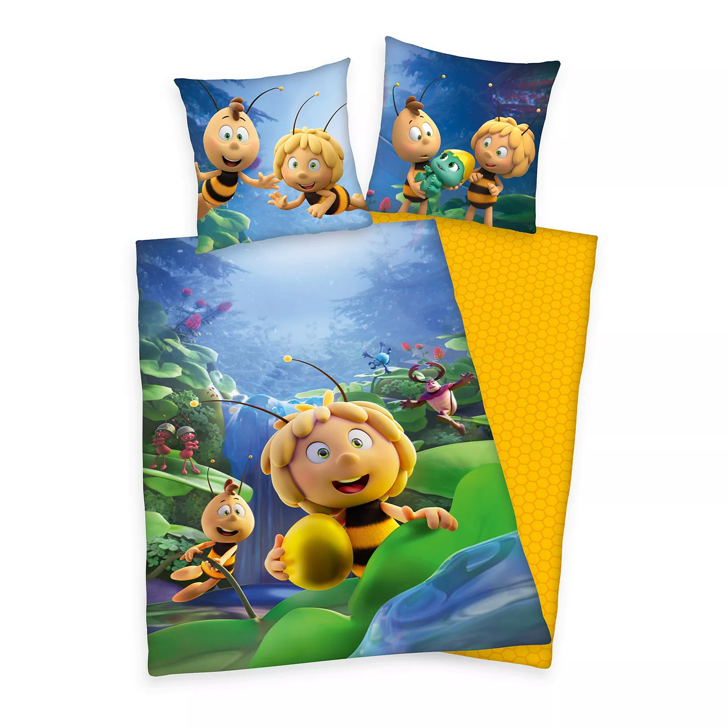 Die Biene Maja Kinderbettwäsche »Biene Maja«, mit tollem Biene Maja und Wil günstig online kaufen
