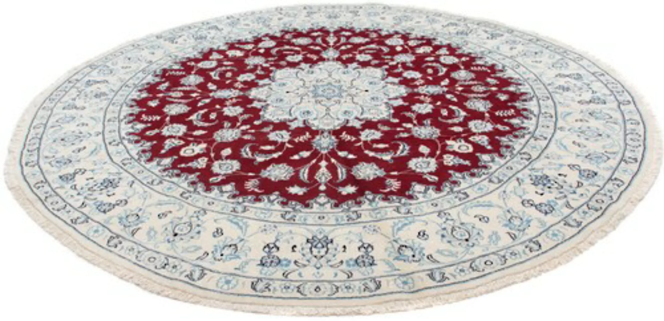 morgenland Wollteppich »Kaschmar Blumenmuster Blu scuro 280 x 201 cm«, rech günstig online kaufen