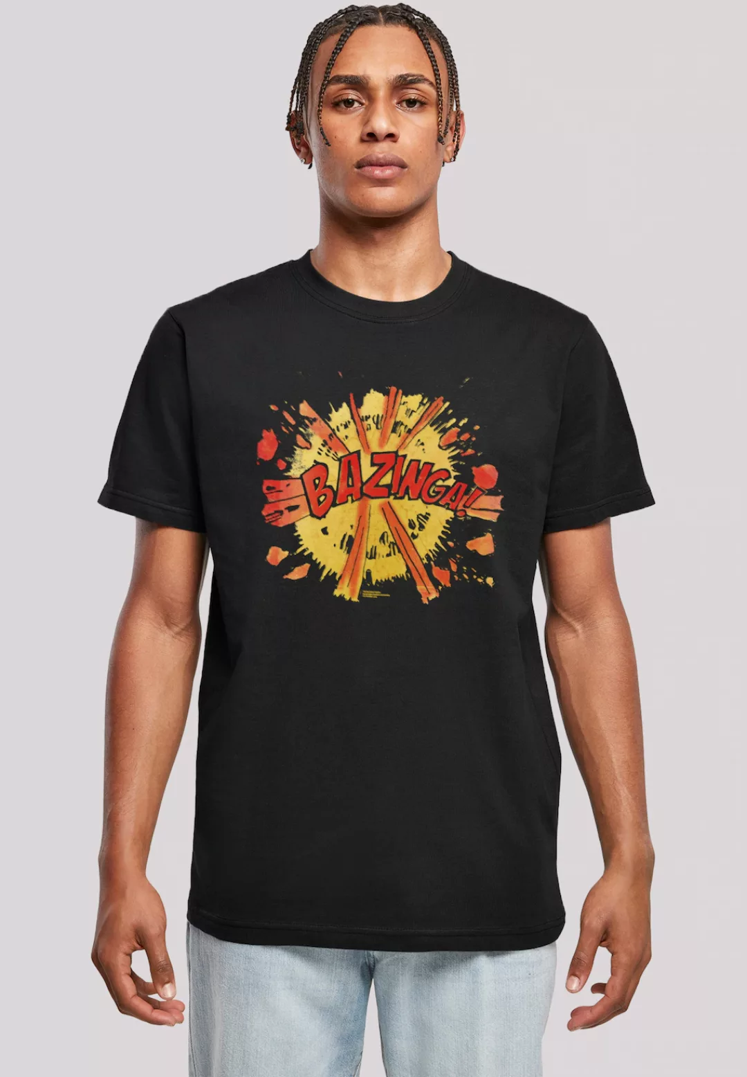 F4NT4STIC T-Shirt "Big Bang Theory TV Serie Bazinga Explosion", Herren,Prem günstig online kaufen