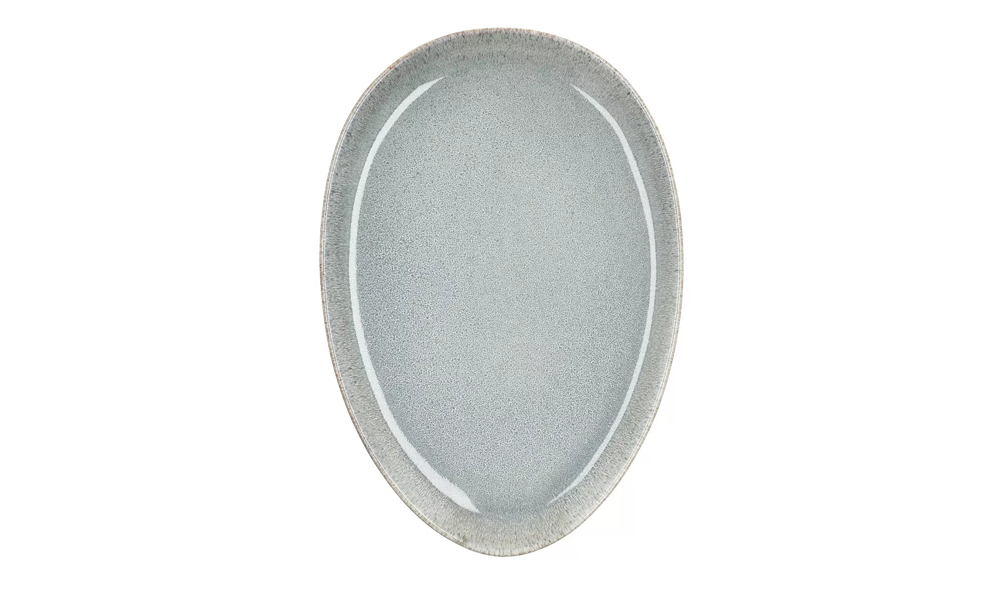 Peill+Putzler Platte oval 35,8 cm  Albero ¦ blau ¦ Porzellan ¦ Maße (cm): B günstig online kaufen