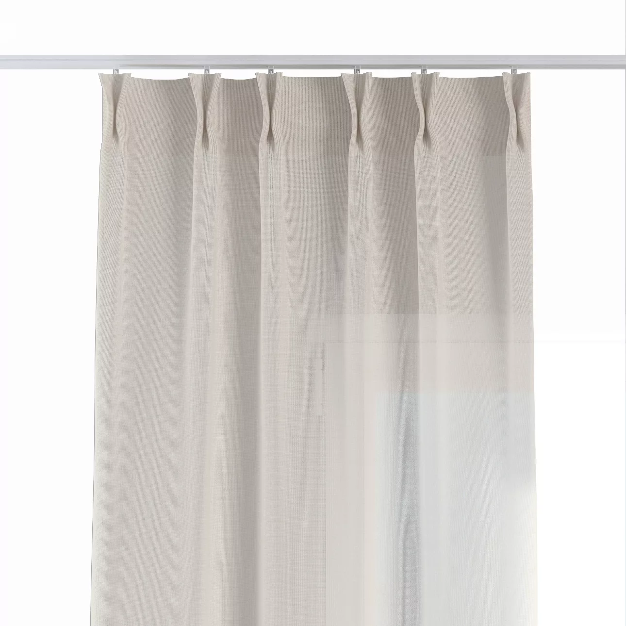 Vorhang mit flämischen 2-er Falten, creme, Sensual Premium (144-42) günstig online kaufen