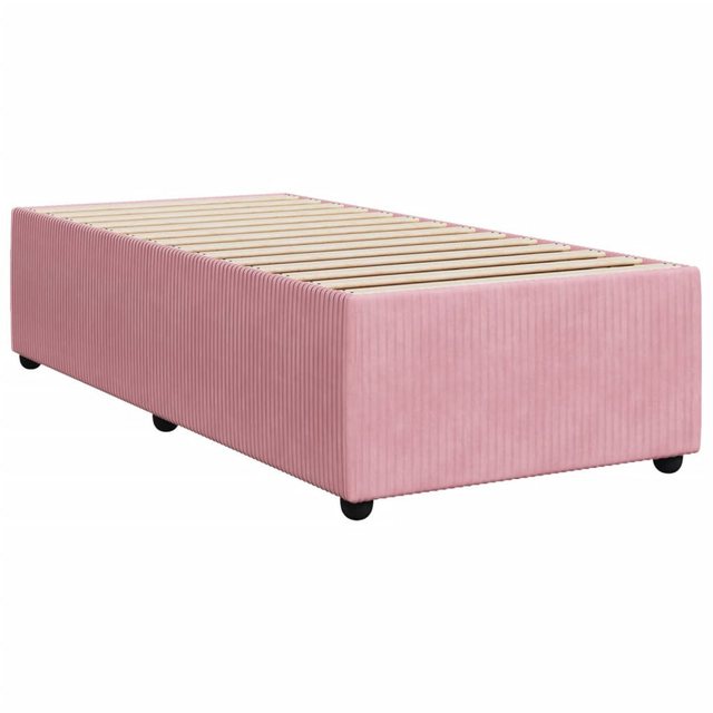 vidaXL Bett, Bettgestell Rosa 80x200 cm Samt günstig online kaufen