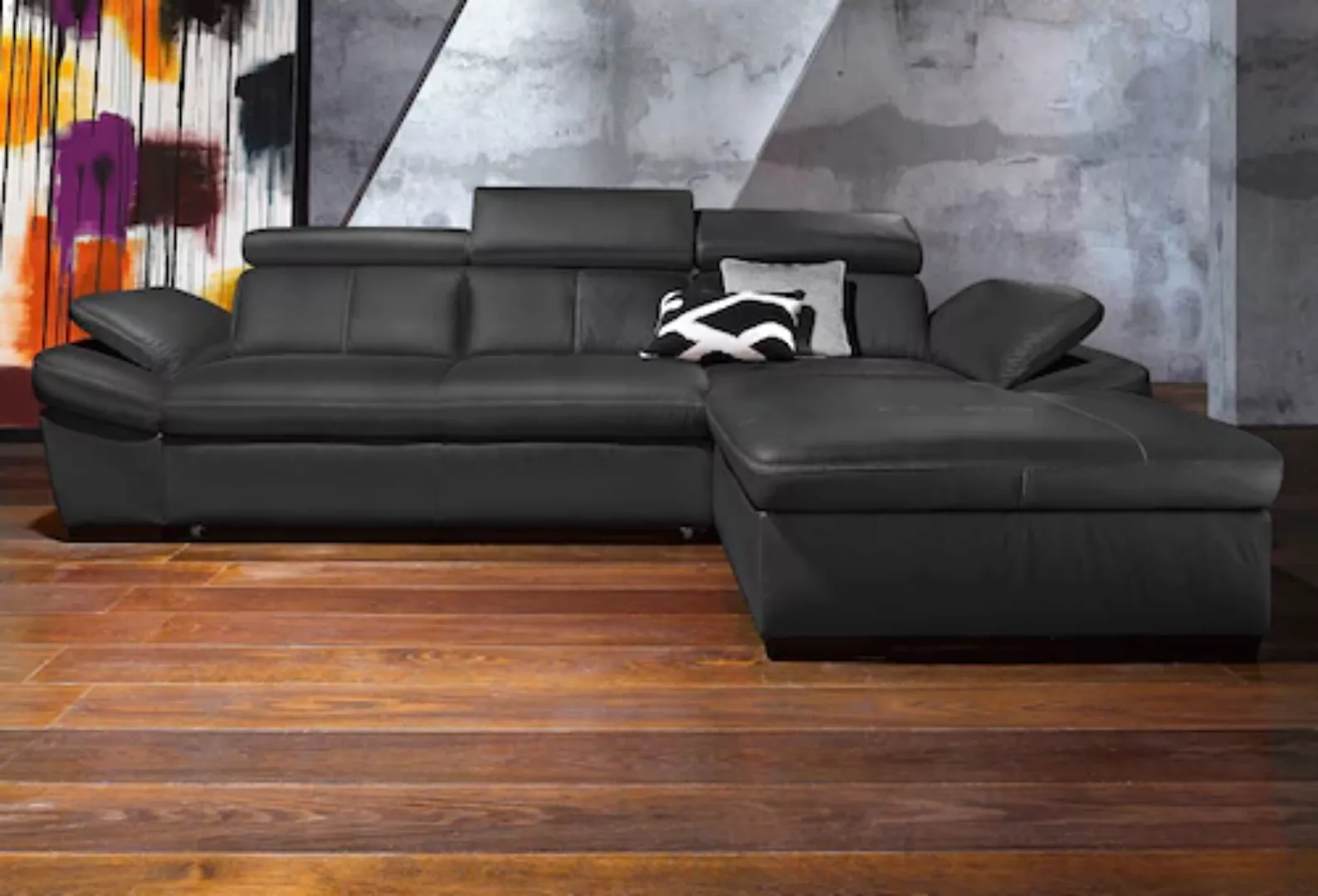 exxpo - sofa fashion Ecksofa "Salerno, klassisch modernes Funktionssofa, ho günstig online kaufen