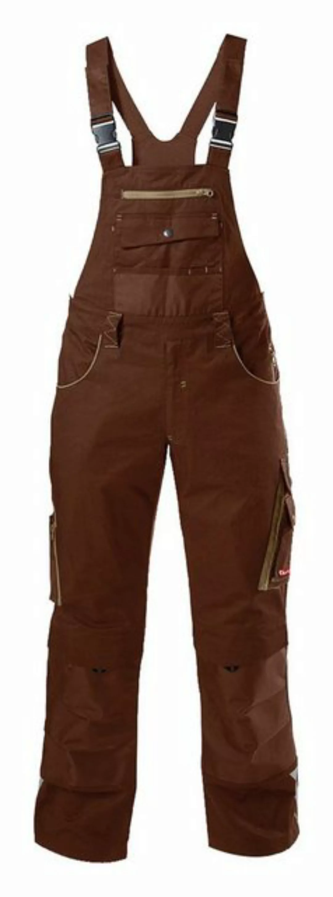 fortis Latzhose Herren 24 Brown / beige Größe 60 günstig online kaufen