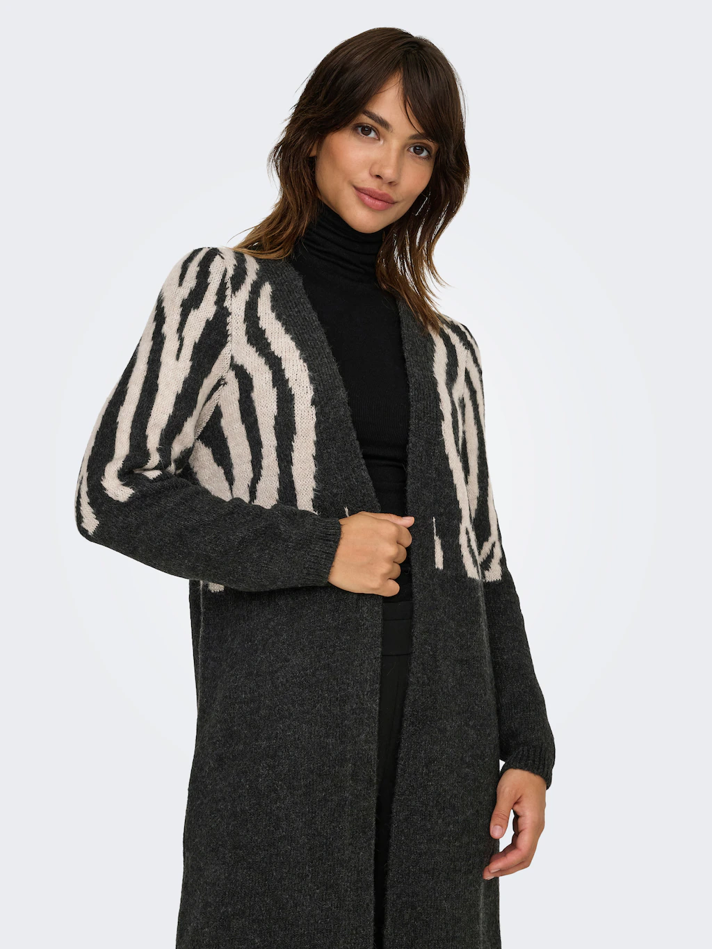 ONLY Longstrickjacke "ONLJADE ZEBRA LS CARDIGAN CC KNT" günstig online kaufen