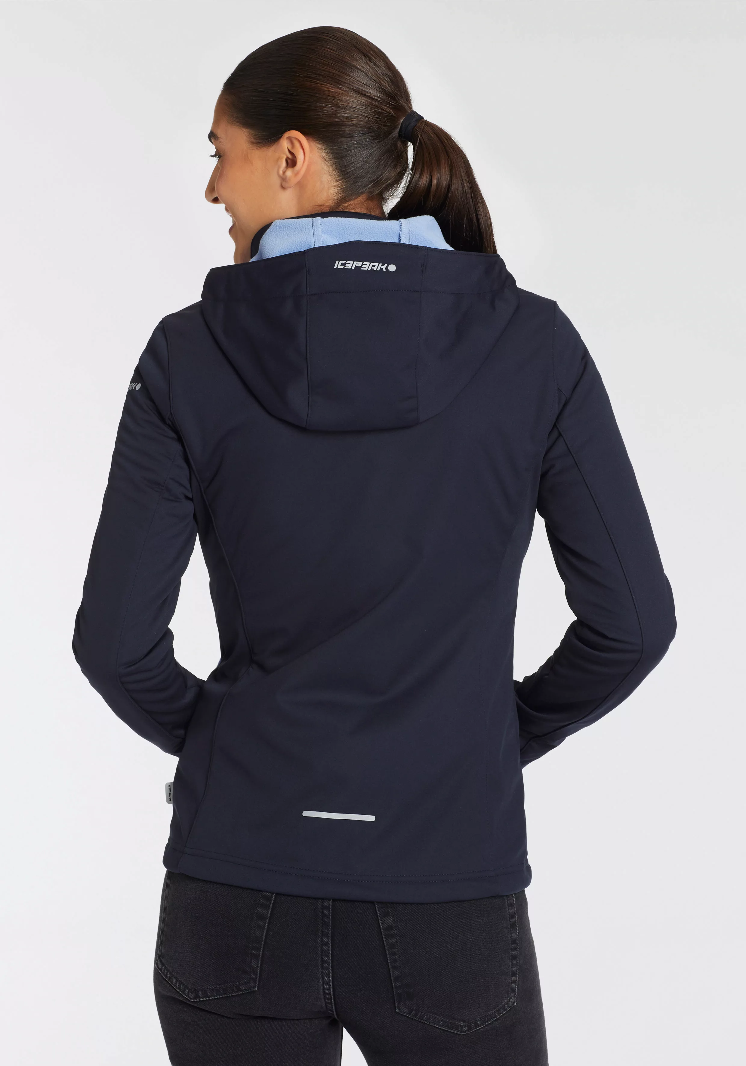 Icepeak Softshelljacke "D SOFTSHELLJACKE BOISE", (1 St.), mit Kapuze, Wasse günstig online kaufen