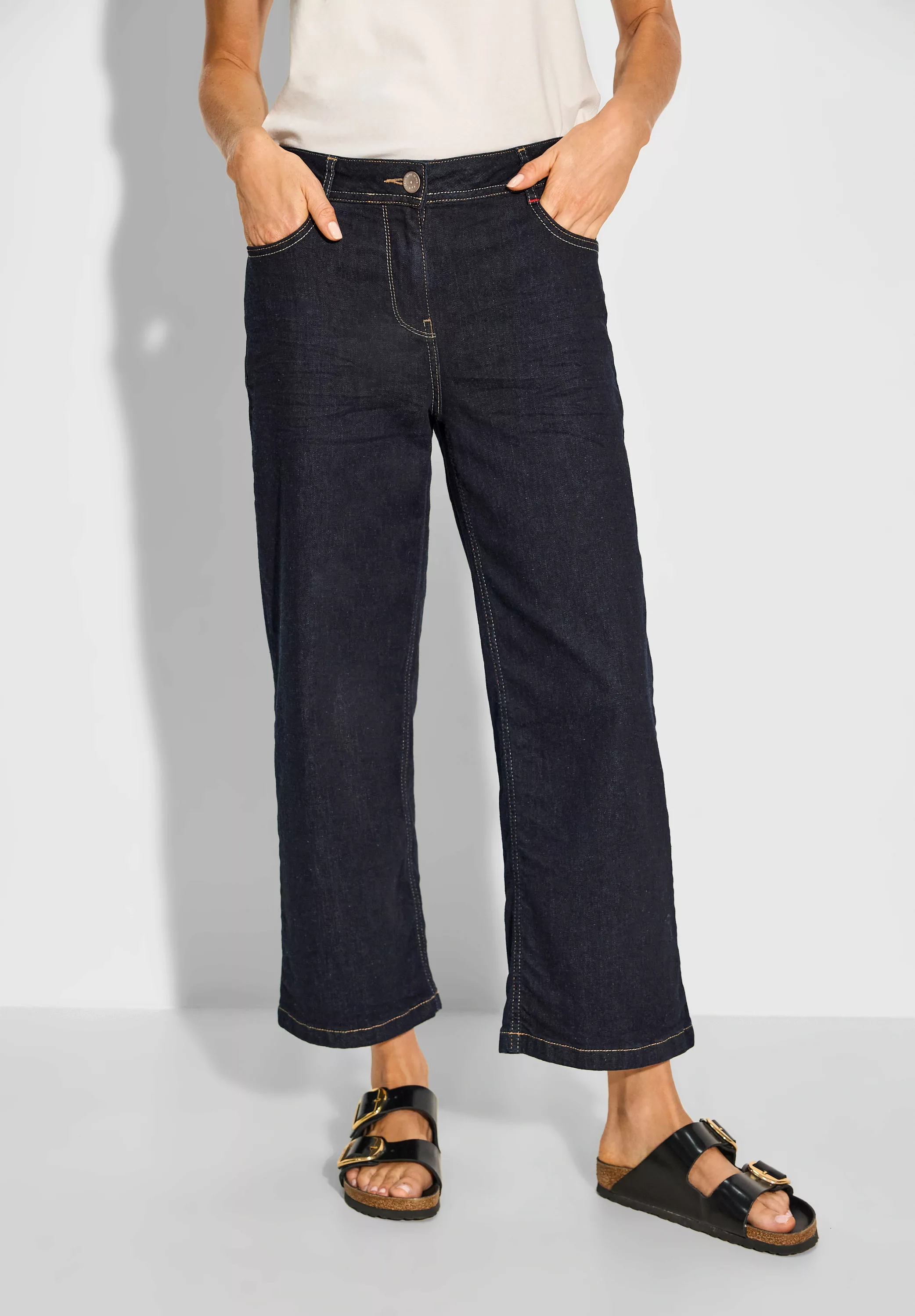 Cecil Gerade Jeans, High Waist günstig online kaufen