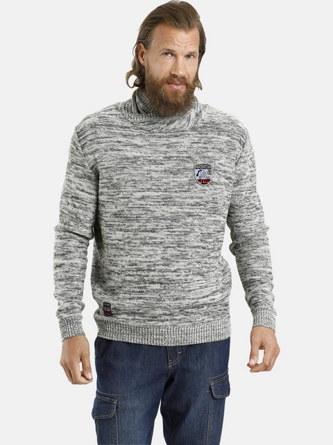 Jan Vanderstorm Schalkragenpullover HARDO asymmetrischer Kragen günstig online kaufen