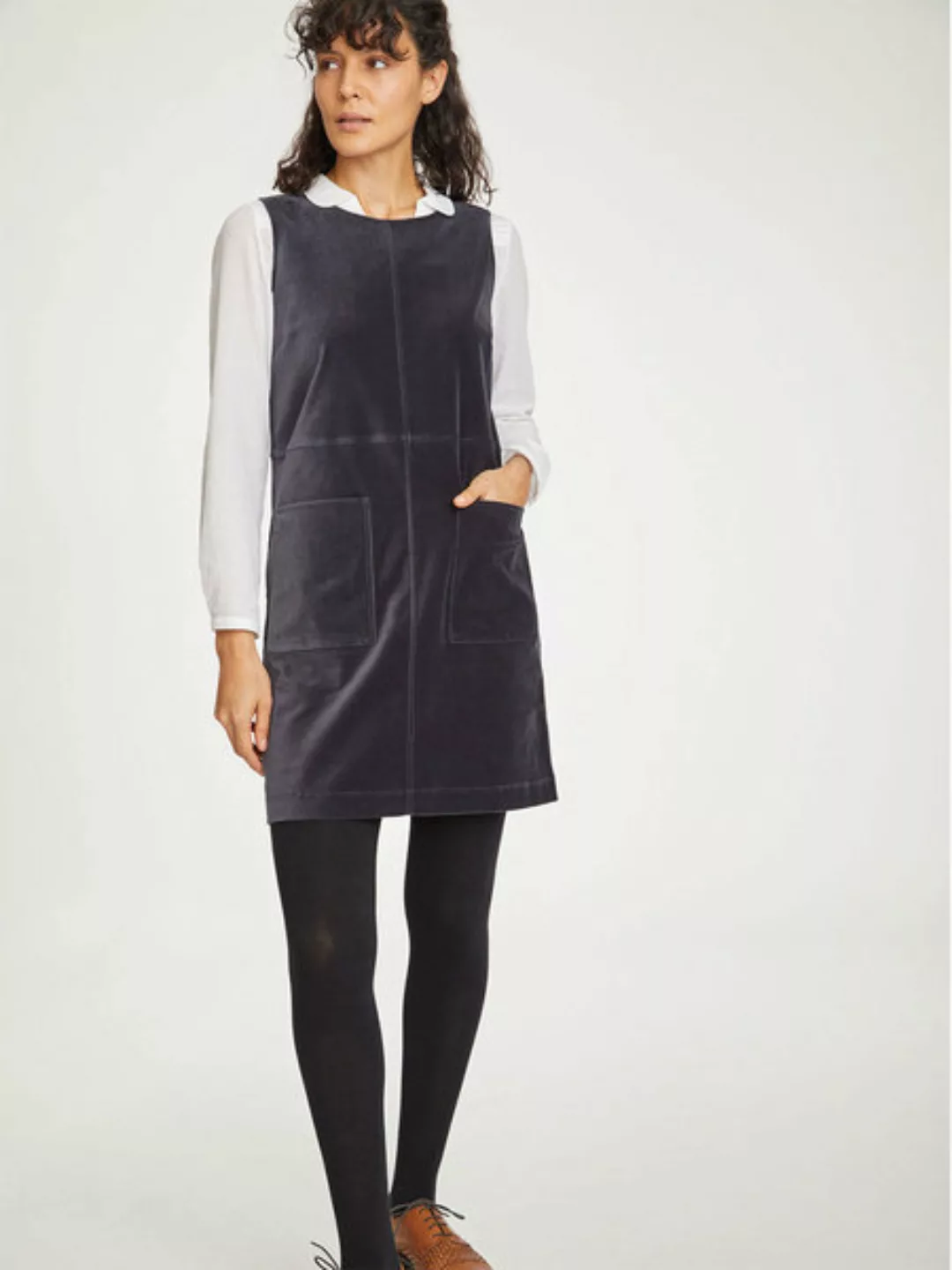 Samt Kleid - Zillah Velvet Dress günstig online kaufen