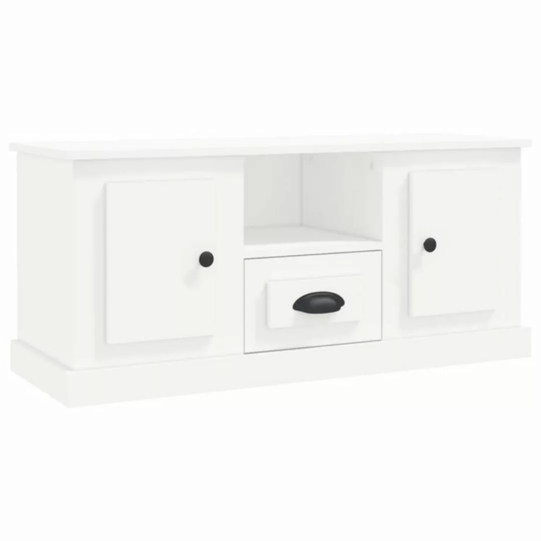 furnicato TV-Schrank Weiß 100x35,5x45 cm Holzwerkstoff günstig online kaufen