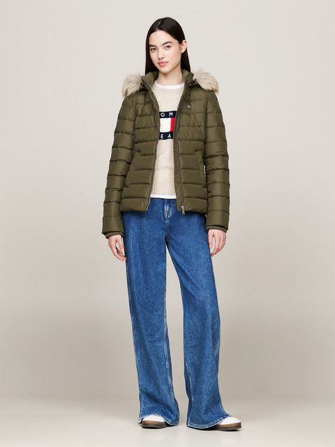 Tommy Jeans Steppjacke "TJW BASIC HOODED DOWN JACKET EXT", mit Kapuze, mit günstig online kaufen