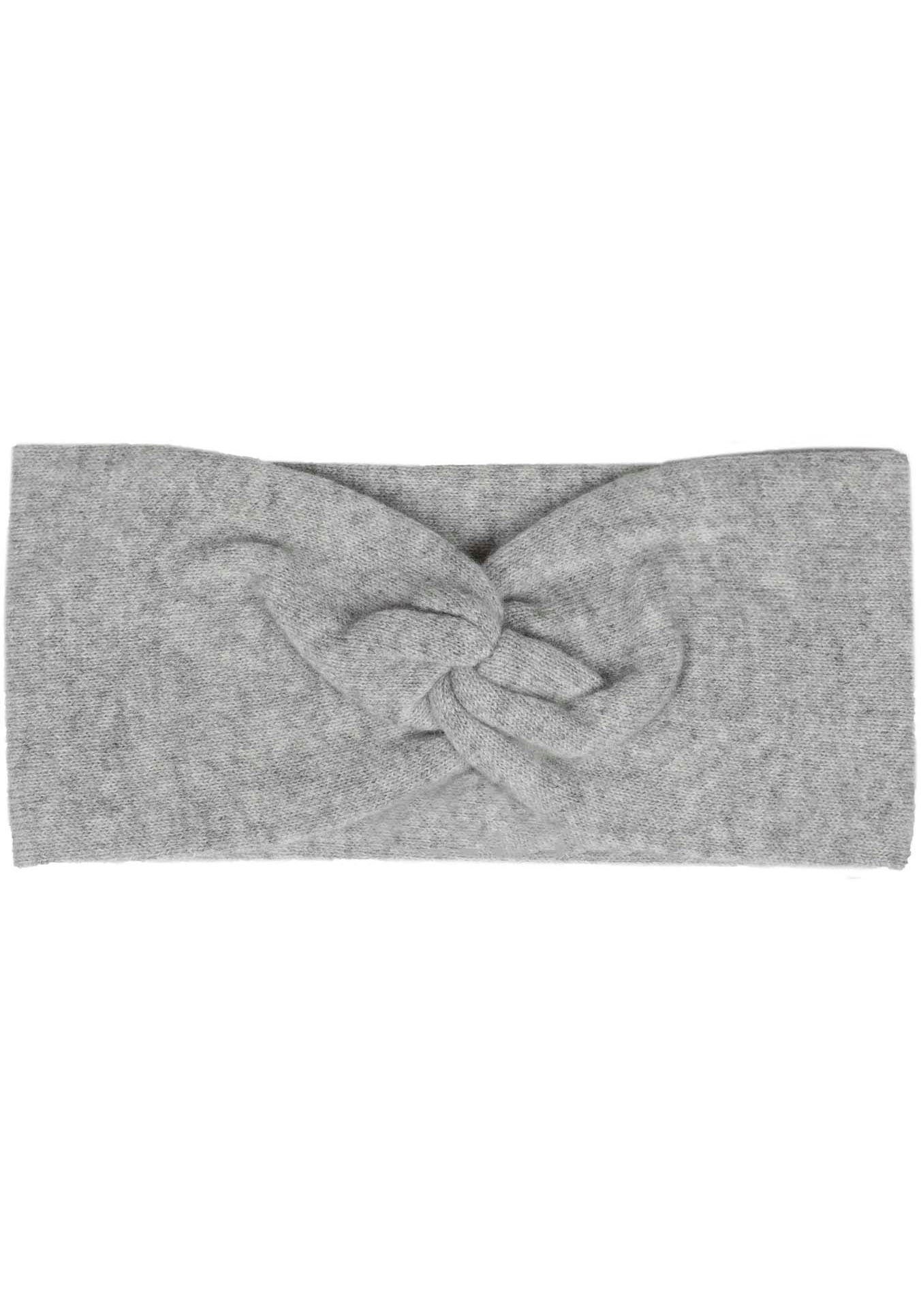Zwillingsherz Stirnband Knoten vorn, Cashmere, Feinstrick günstig online kaufen