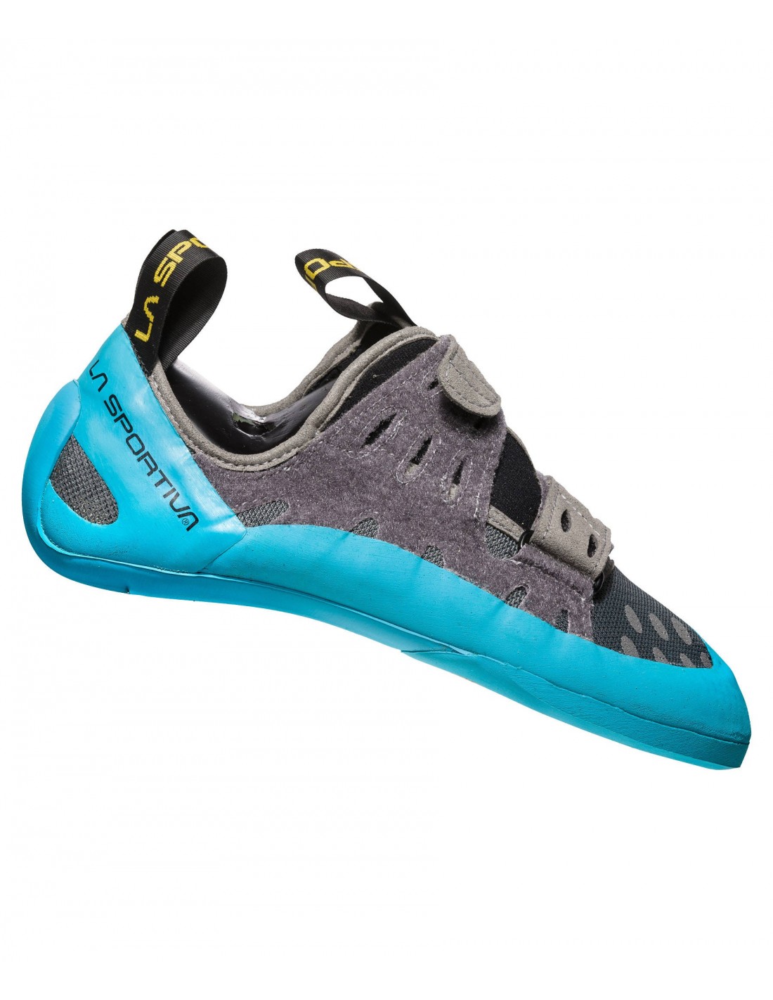 La Sportiva Kletterschuh Geckogym Carbon/Tropic Blue Schuhgröße - 47,5, Sch günstig online kaufen