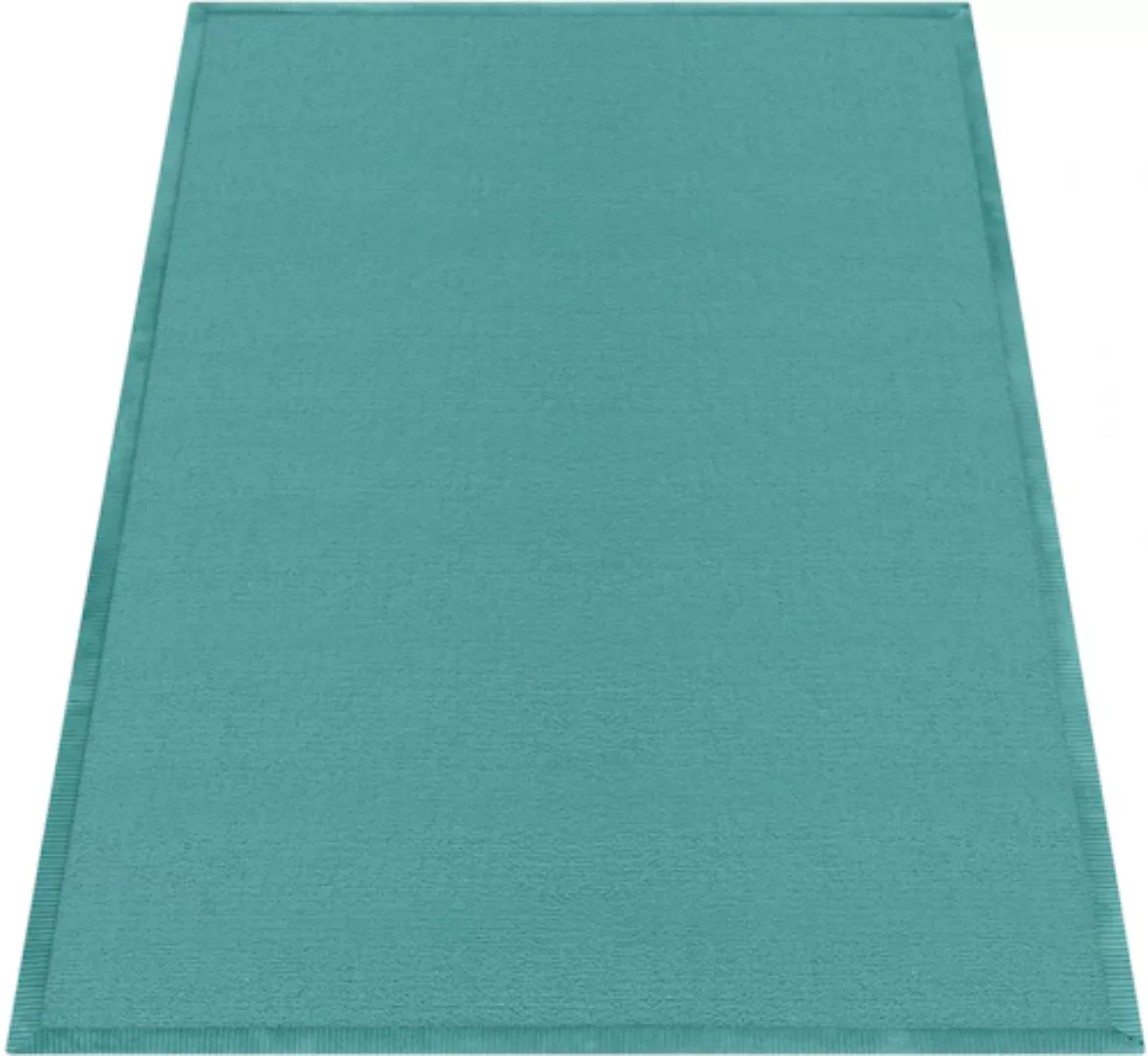 Paco Home Teppich »Tatami 475«, rechteckig, 24 mm Höhe, Kurzflor, Uni-Farbe günstig online kaufen