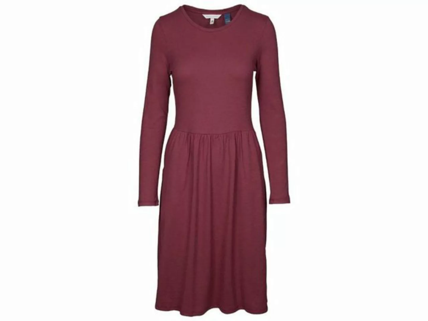 ORGANICATION Jerseykleid ORGANICATION Bio-Damen-Langarm-Kleid mit Rundhalsa günstig online kaufen