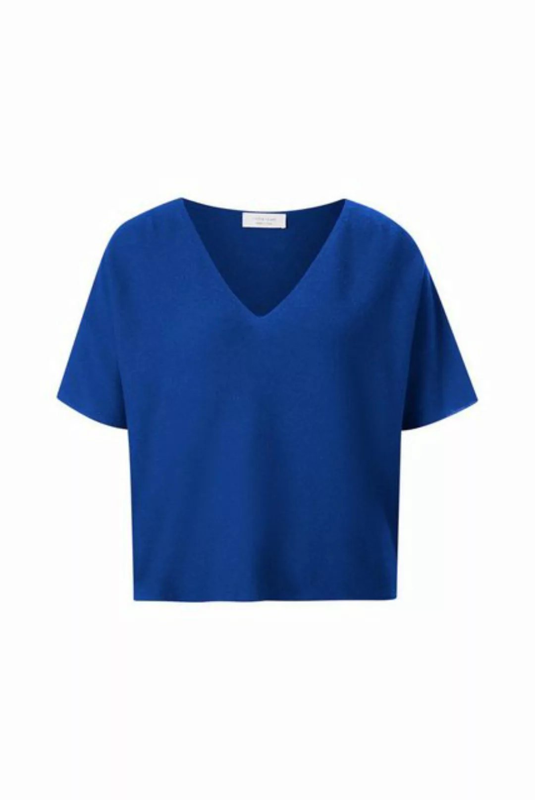 Rich & Royal Sweatshirt finegauge seamless pullover GRS, azzure blue günstig online kaufen