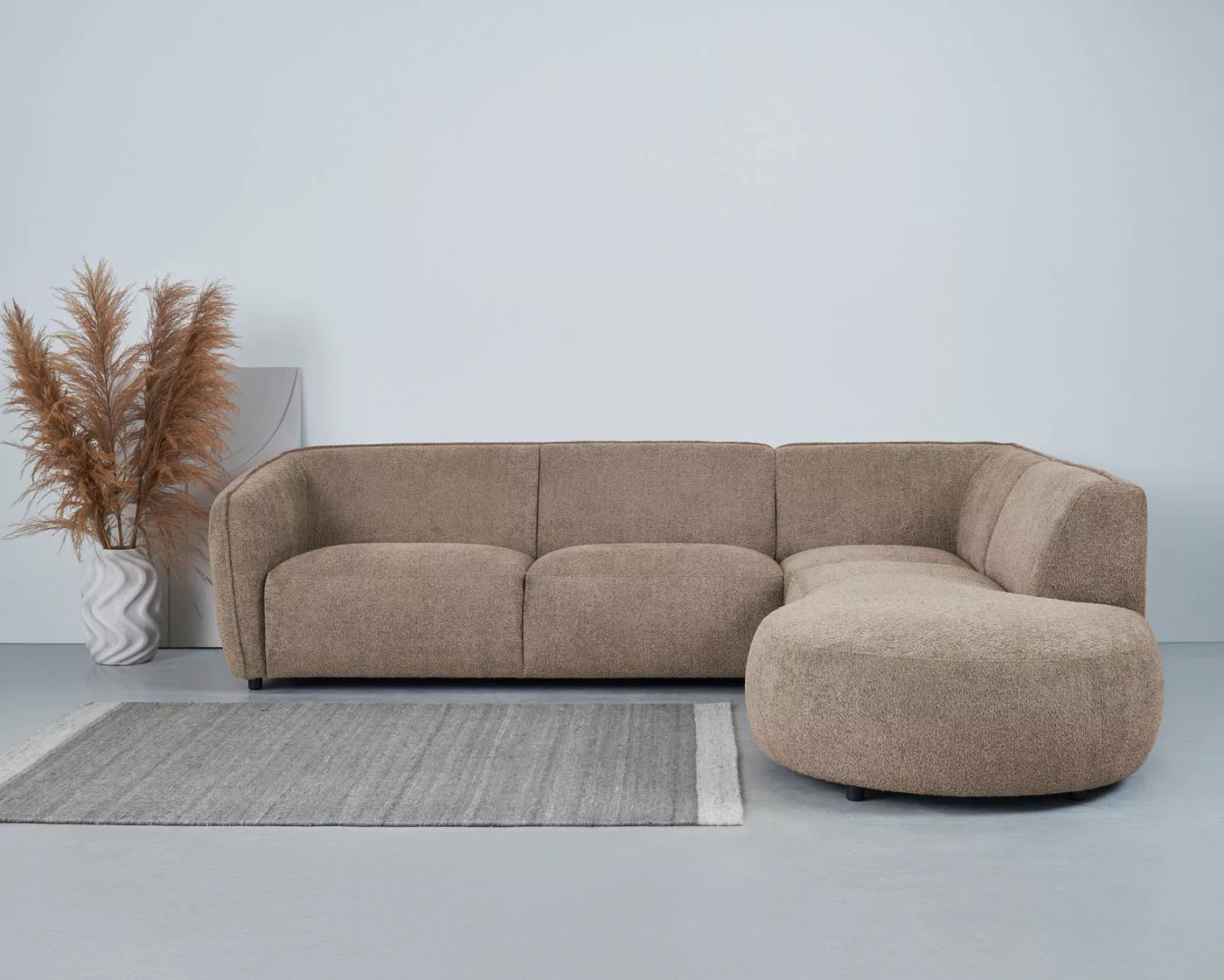 andas Ecksofa "Ostrup", schlichtes modernes Design, in verschiedenen Farben günstig online kaufen