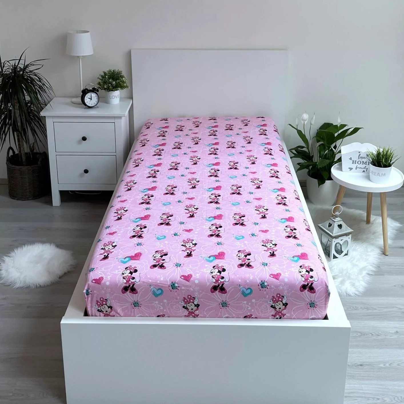 Disney Minnie Mouse Spannbettlaken Minnie Maus, günstig online kaufen