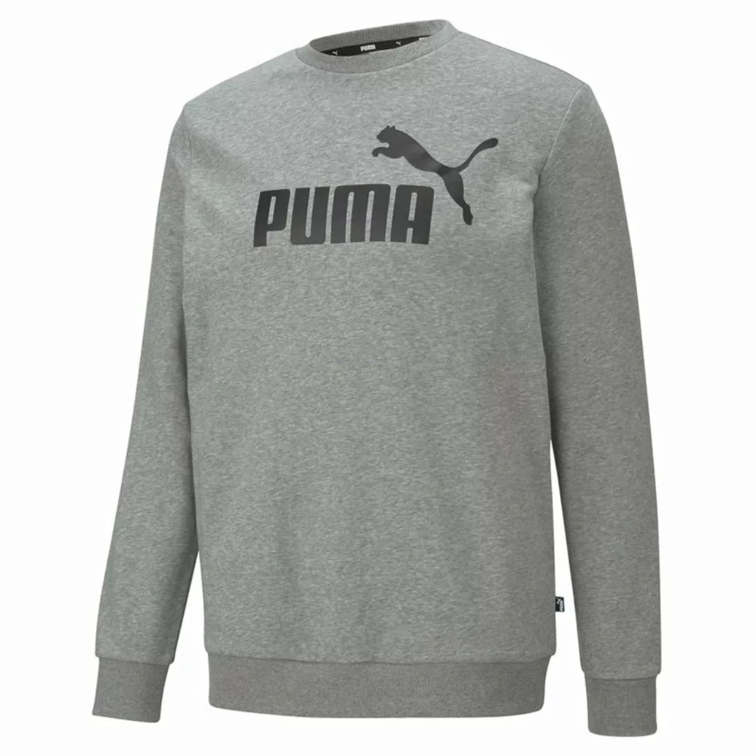 PUMA Herren Sweatshirt - ESS Big Logo Crew, großes Logo, Rundhals Grau 3XL günstig online kaufen