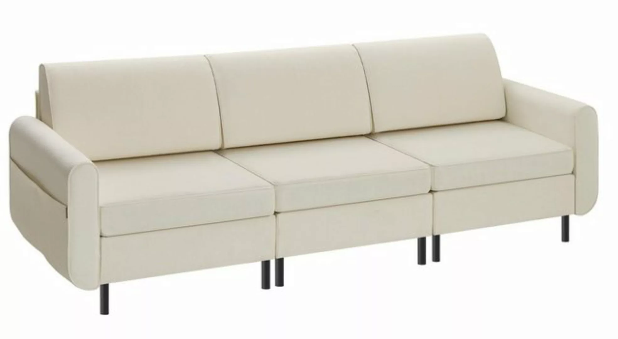 SONGMICS HOME 3-Sitzer, 3 Teile, Modulares Sofa, 3-Sitzer, Schlafsofa, Couc günstig online kaufen