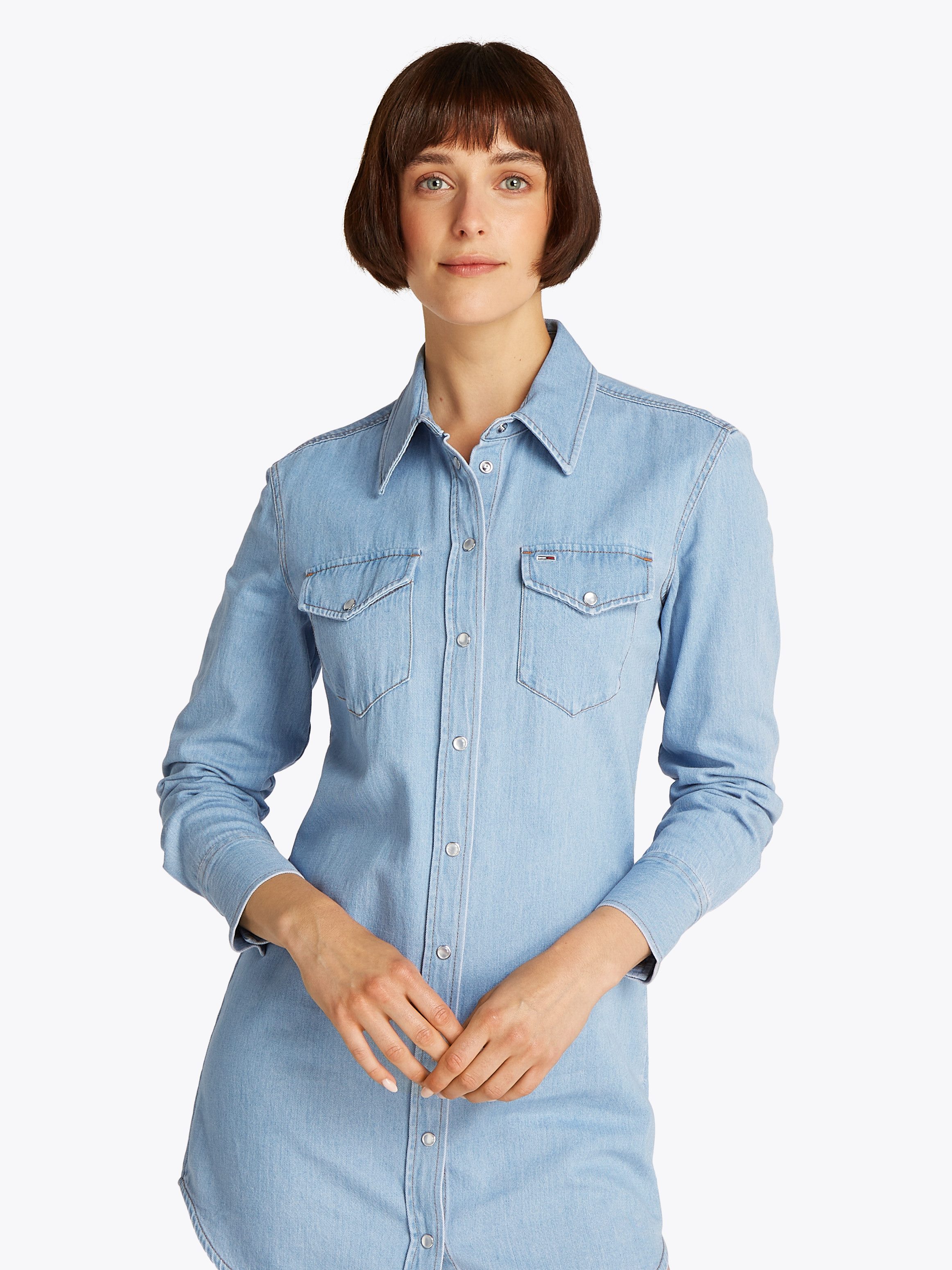 Tommy Jeans Hemdblusenkleid REGULAR SHIRT DRESS günstig online kaufen